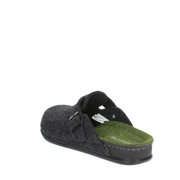 Grunland Shoes Slippers Grey/Green CI1016-A6