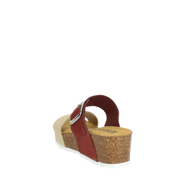 Novaflex Shoes Platform Slippers Beige LEVANTO