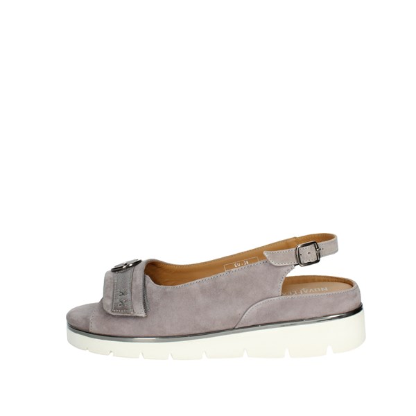 Novaflex Shoes Platform Sandals Grey LOVERE