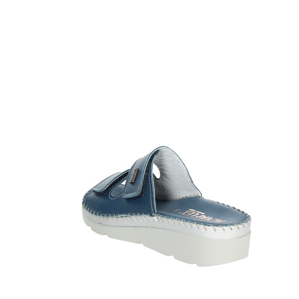 Novaflex Shoes Flat Slippers Blue LUOGOSANTO