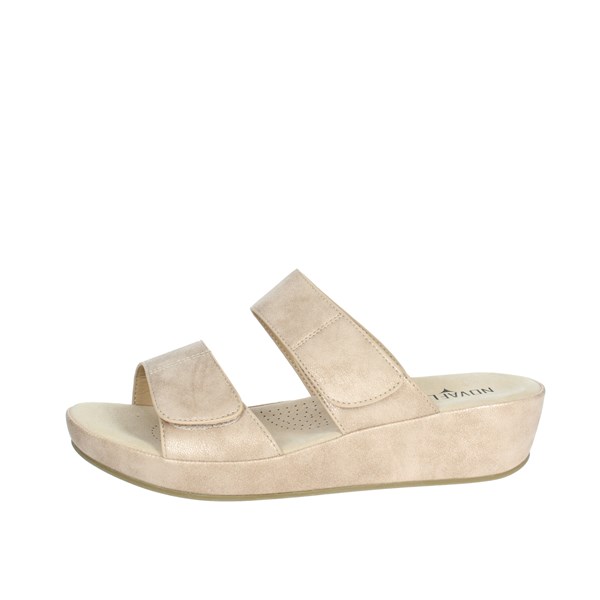 Novaflex Shoes Flat Slippers Platinum  LEZZENO