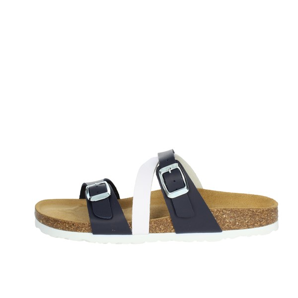 Novaflex Shoes Flat Slippers Blue/White LENTINI
