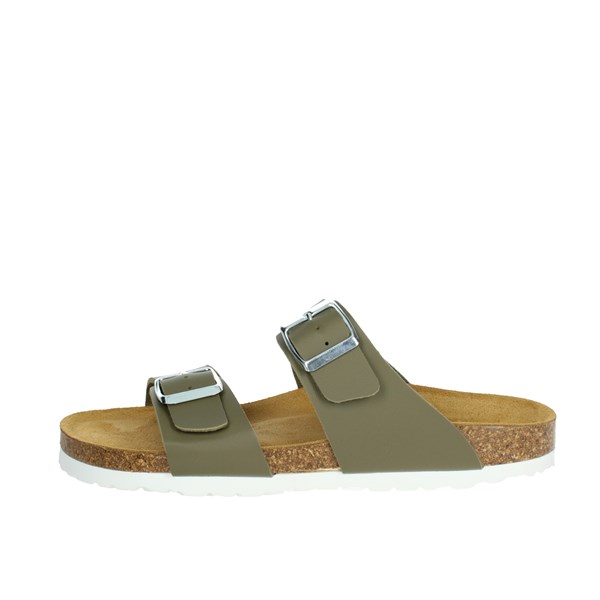 Novaflex Shoes Flat Slippers Dark Green LENO