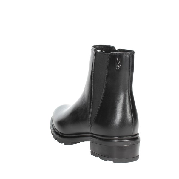 Keys Shoes Low Ankle Boots Black K-7403