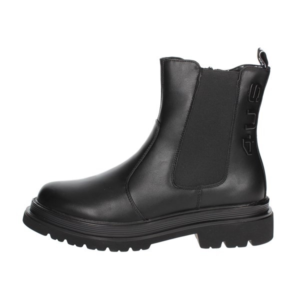 4us Paciotti Shoes Ankle Boots Black 42152