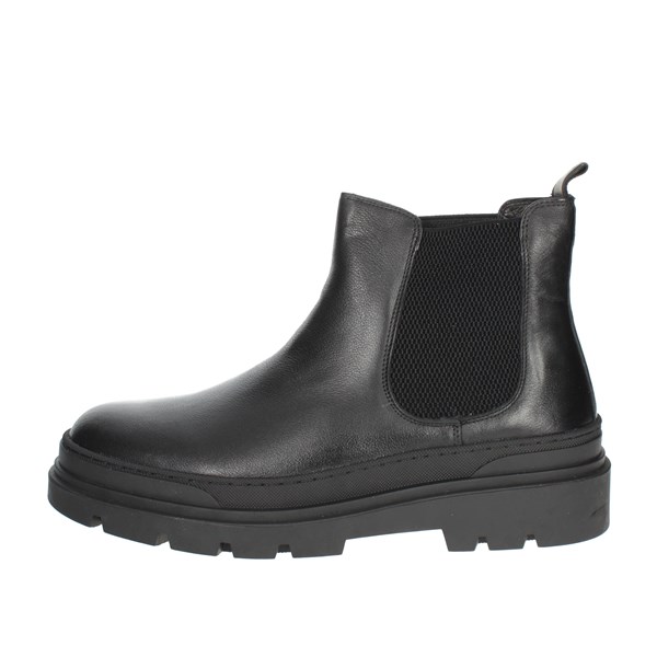Keys Shoes Ankle Boots Black K-7560