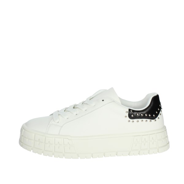 Gold & Gold Shoes Sneakers White/Black GB583