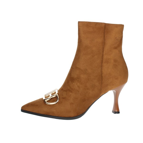 Laura Biagiotti Shoes Heeled Ankle Boots Brown leather 7836