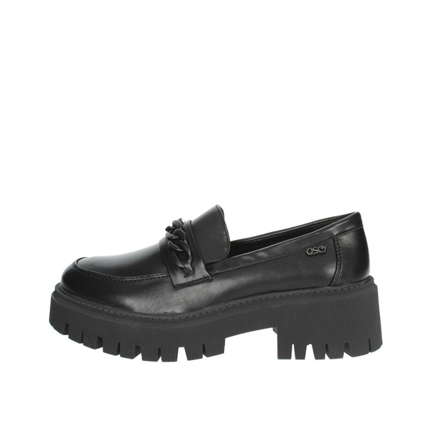Osey Shoes Moccasin Black MO0046