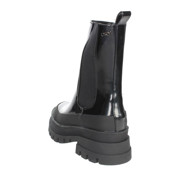 Osey Shoes Low Ankle Boots Black TR0333