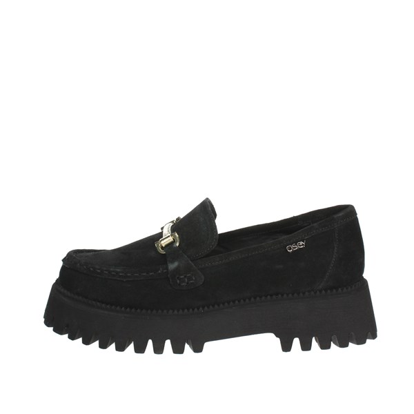 Osey Shoes Moccasin Black MO0009