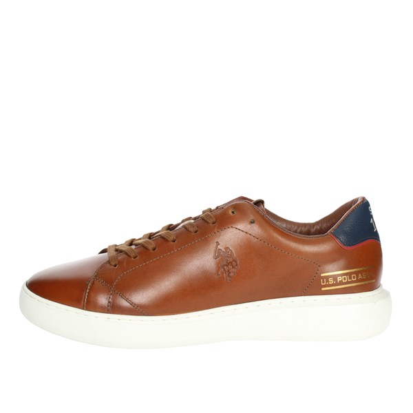U.s. Polo Assn Shoes Sneakers Brown leather CRYME003M/BL2