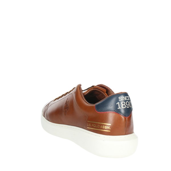 U.s. Polo Assn Shoes Sneakers Brown leather CRYME003M/BL2