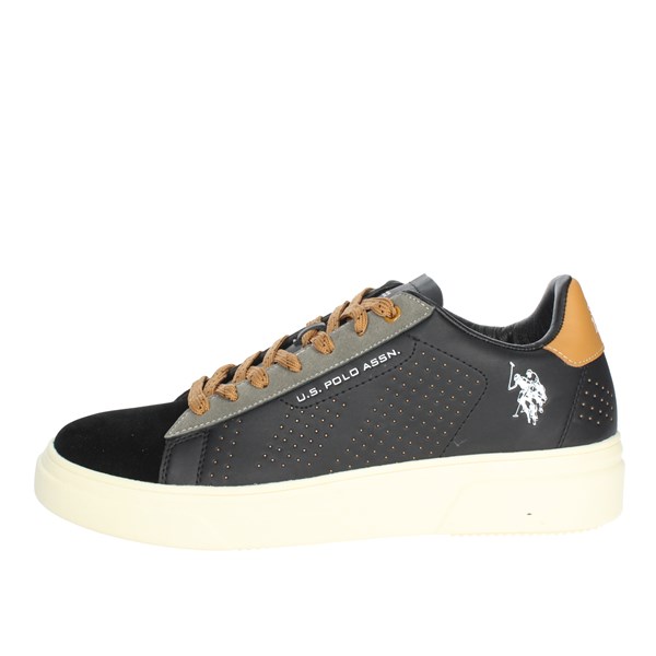 U.s. Polo Assn Shoes Sneakers Black/Brown leather URUS001M/BYU1