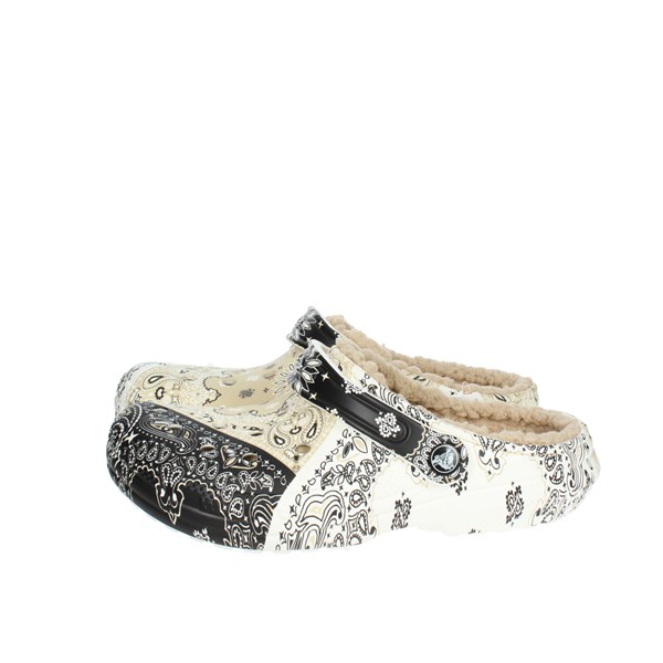 Crocs Shoes Slippers Beige/Black 208061