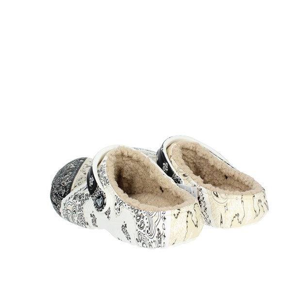 Crocs Shoes Slippers Beige/Black 208061