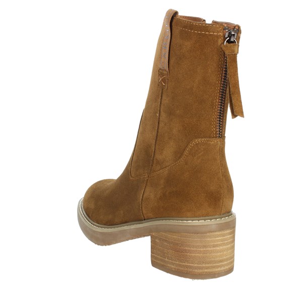 Carmela Shoes Heeled Ankle Boots Brown leather 160344
