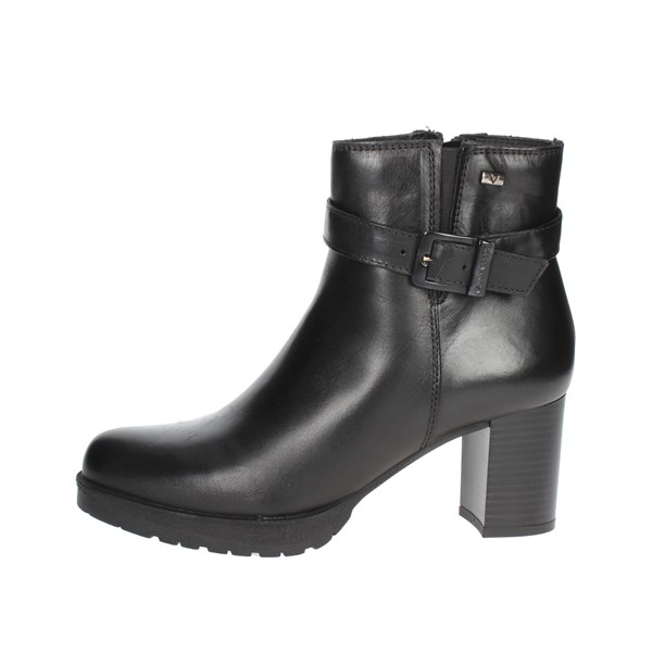 Valleverde Shoes Heeled Ankle Boots Black 49362