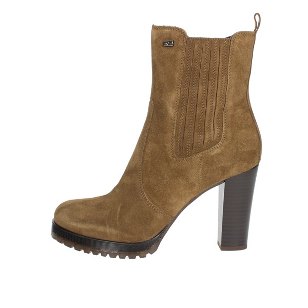 Valleverde Shoes Heeled Ankle Boots Brown leather 46350A