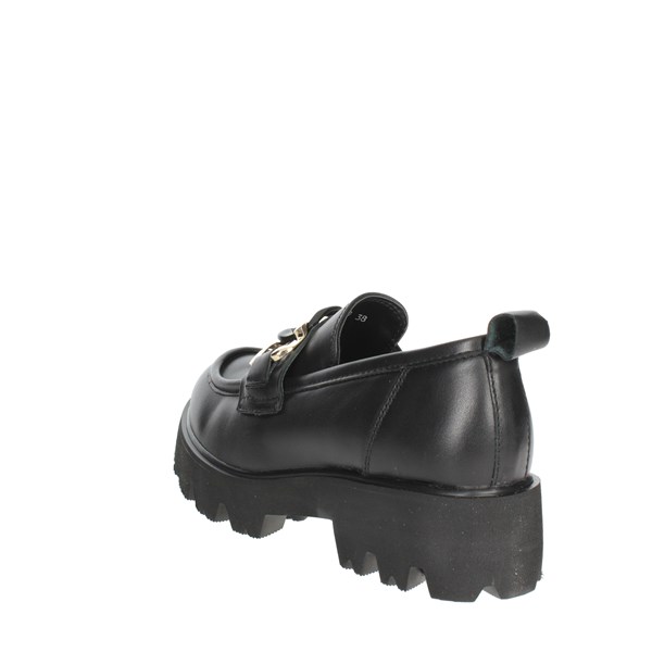 Keys Shoes Moccasin Black K-7200