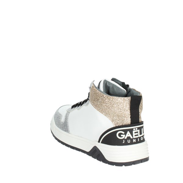 Gaelle Paris Shoes Sneakers White/Silver G-1654