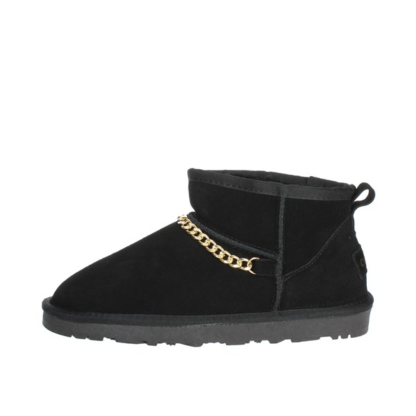 Cafenoir Shoes Ankle Boots Black C-1850