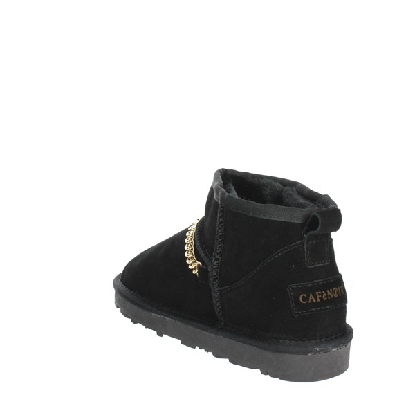 Cafenoir Shoes Ankle Boots Black C-1850
