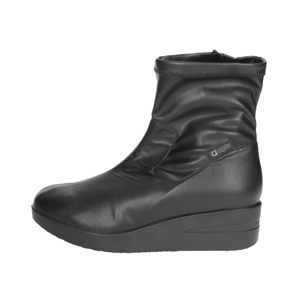 Agile By Rucoline  Shoes Wedge Ankle Boots Black JACKIE BOOTS