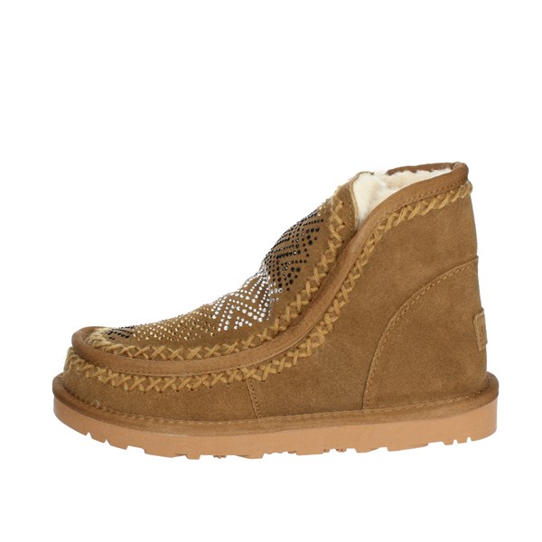 Pregunta Shoes Low Ankle Boots Brown leather PL1001
