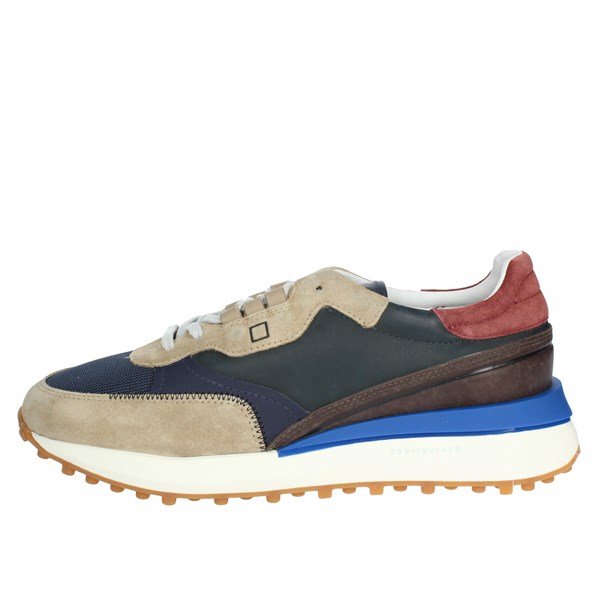 D.a.t.e. Shoes Sneakers Blue/dove-grey M371-LM-SF-BL