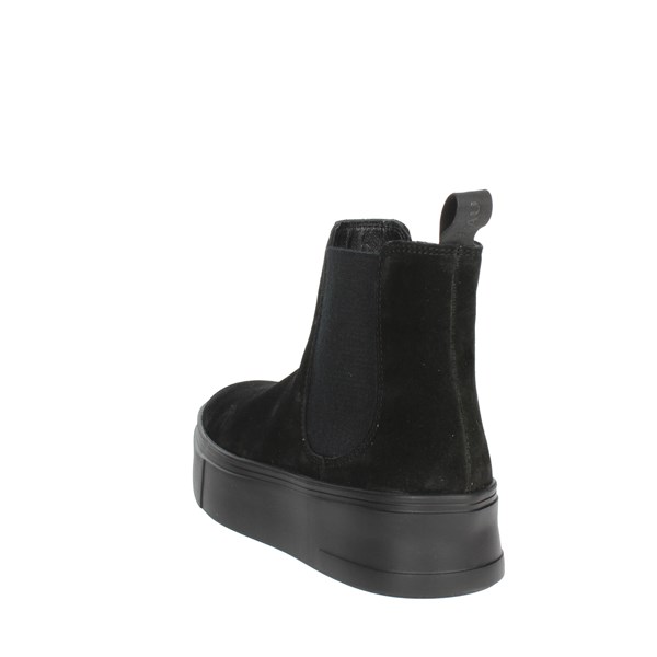 Frau Shoes Wedge Ankle Boots Black 38C3