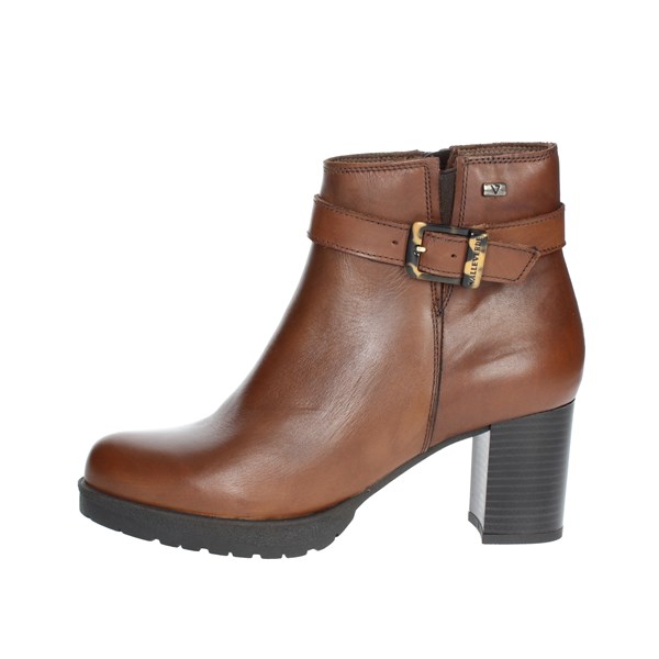 Valleverde Shoes Heeled Ankle Boots Brown 49362