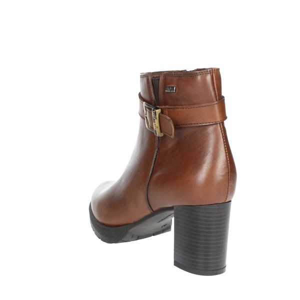Valleverde Shoes Heeled Ankle Boots Brown 49362