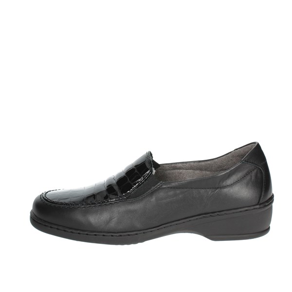 Notton Shoes Moccasin Black 1561