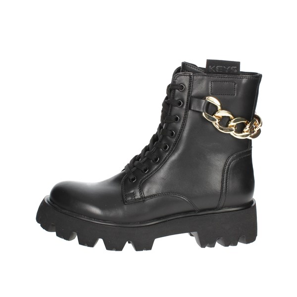 Keys Shoes Boots Black K-7206