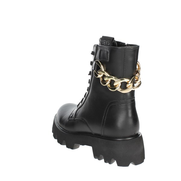 Keys Shoes Boots Black K-7206