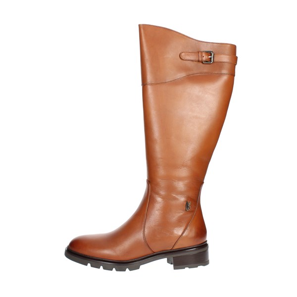 Keys Shoes Boots Brown leather K7402