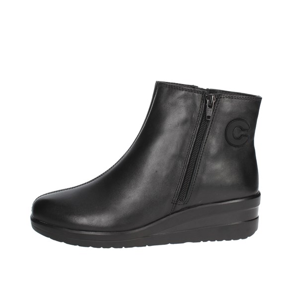 Cinzia Soft Shoes Wedge Ankle Boots Black IV13898-AM