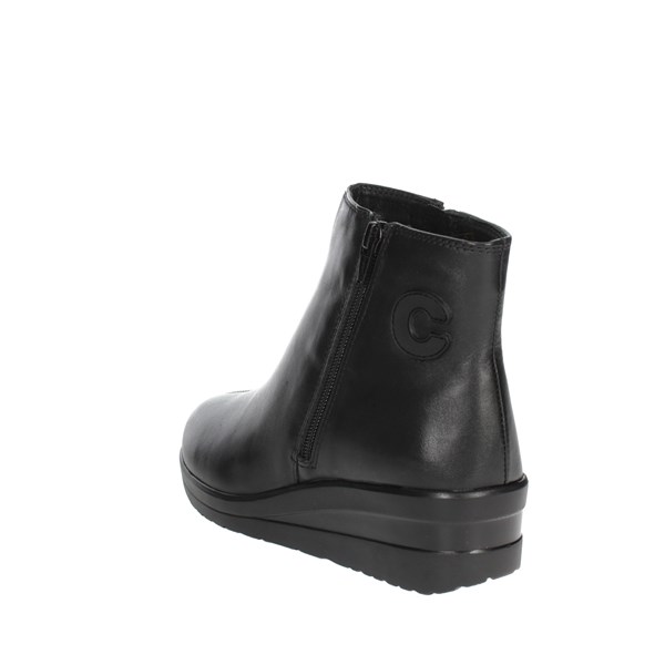Cinzia Soft Shoes Wedge Ankle Boots Black IV13898-AM