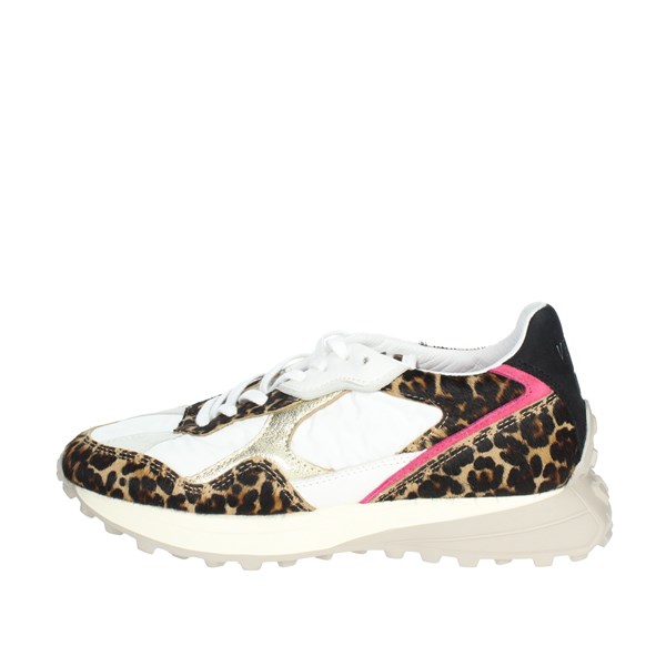 D.a.t.e. Shoes Sneakers White/Brown W371-VT-PN-WD