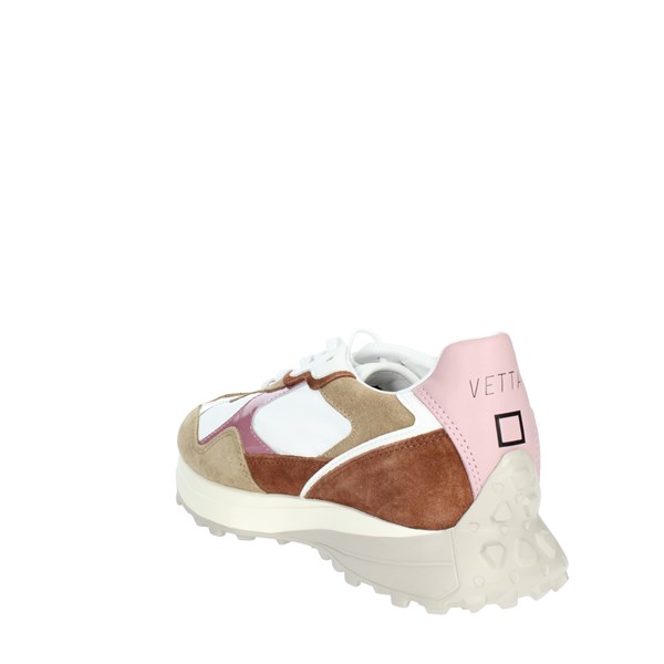 D.a.t.e. Shoes Sneakers White/beige W371-VT-PO-HW