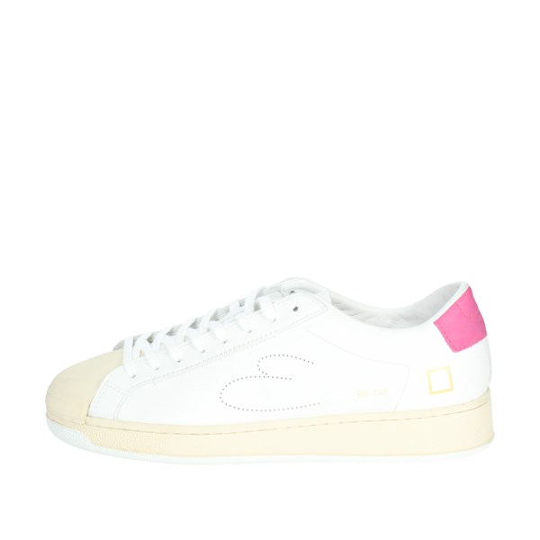 D.a.t.e. Shoes Sneakers White/Fuchsia W371-BA-CA-WF