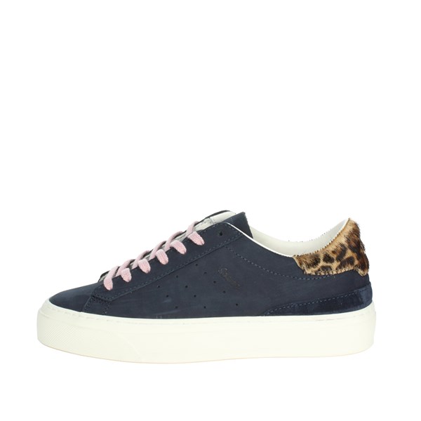 D.a.t.e. Shoes Sneakers Blue W371-SO-LE-BL