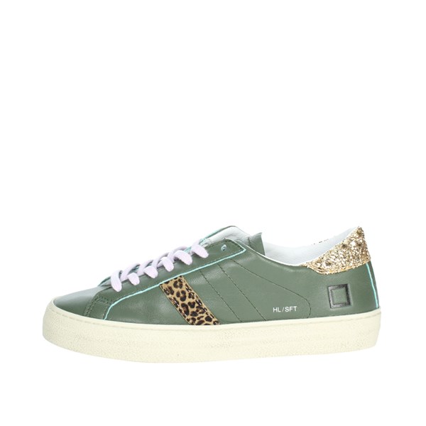 D.a.t.e. Shoes Sneakers Dark Green W371-HL-SF-TM
