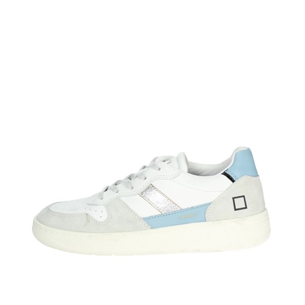 D.a.t.e. Shoes Sneakers White/Sky blue W371-C2-BA-HT