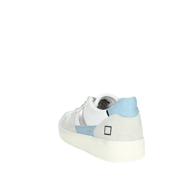 D.a.t.e. Shoes Sneakers White/Sky blue W371-C2-BA-HT