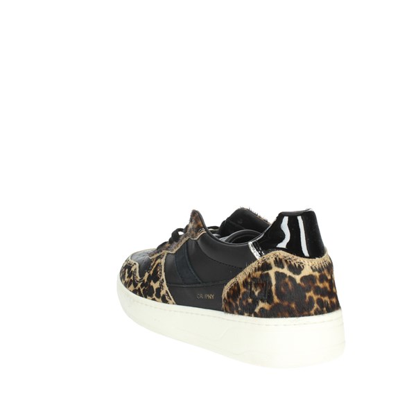 D.a.t.e. Shoes Sneakers Black/Beige W371-C2-PN-LE