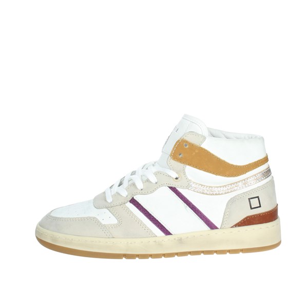 D.a.t.e. Shoes Sneakers White/beige W371-SP-PO-HB
