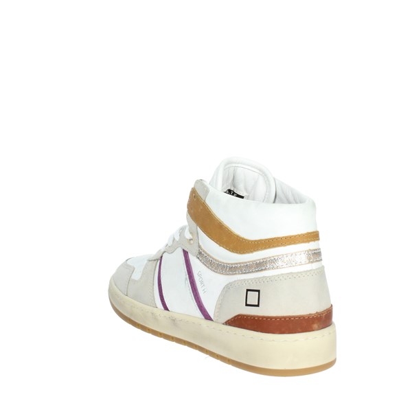 D.a.t.e. Shoes Sneakers White/beige W371-SP-PO-HB
