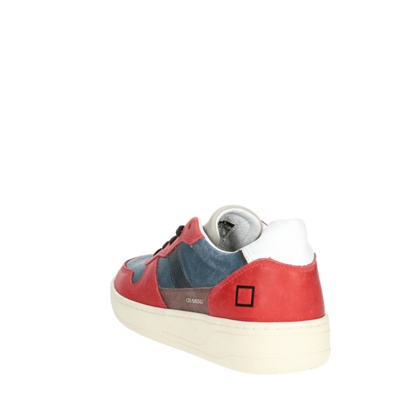 D.a.t.e. Shoes Sneakers Blue/Red W371-C2-VC-LR